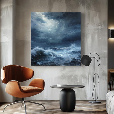 Peinture Mer Déchainée